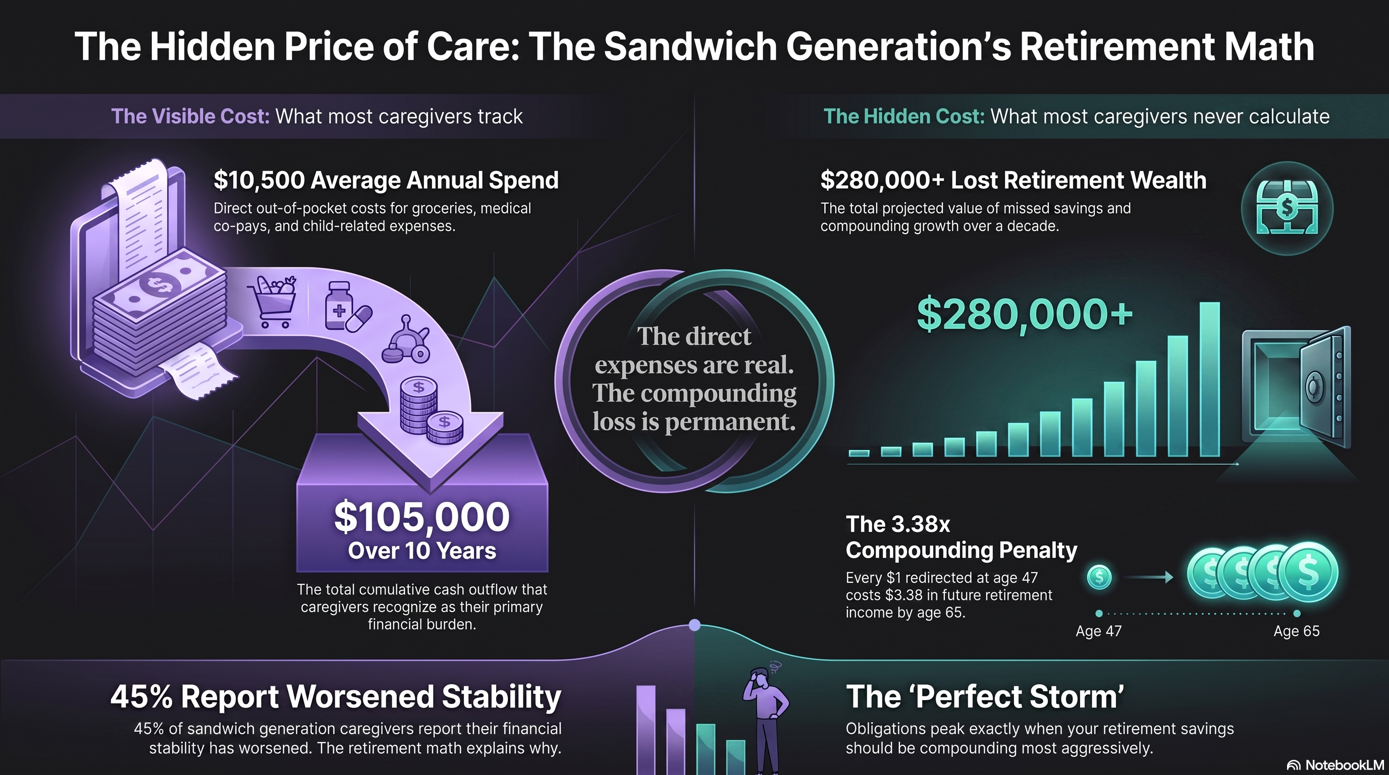 The Hidden Price of Care: The Sandwich Generation's Retirement Math